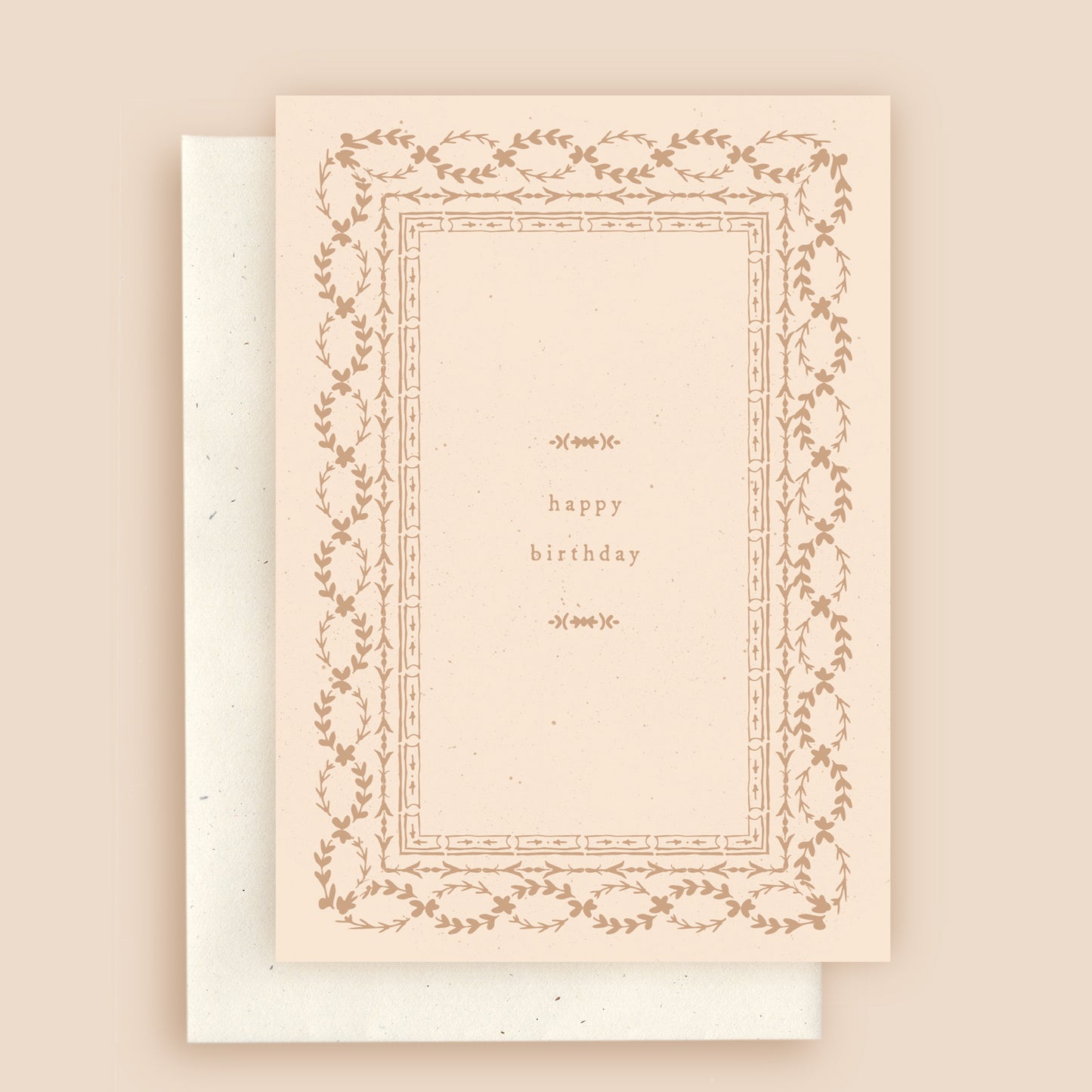 Happy Birthday Ornate Greeting Card