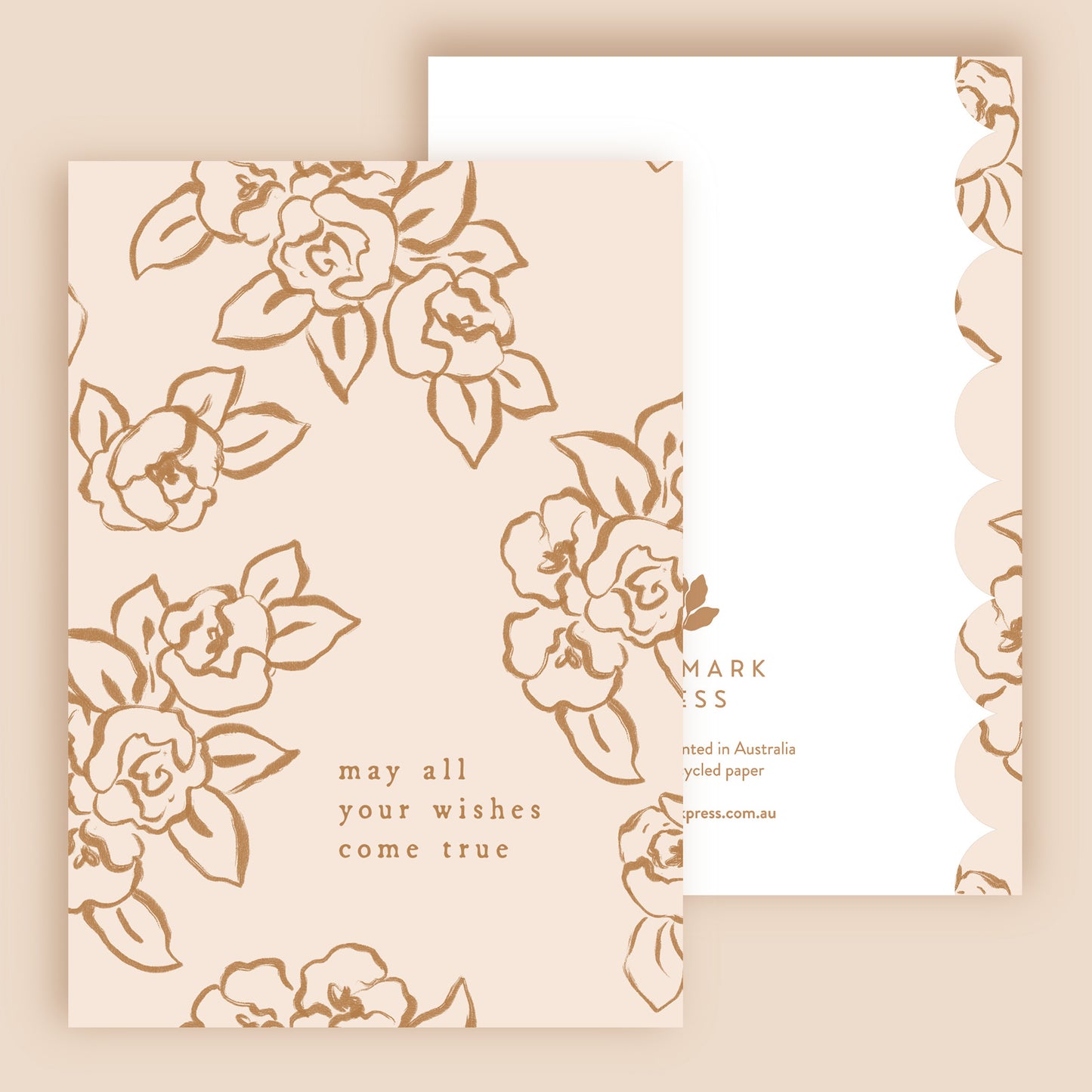 Best Wishes Roses Greeting Card